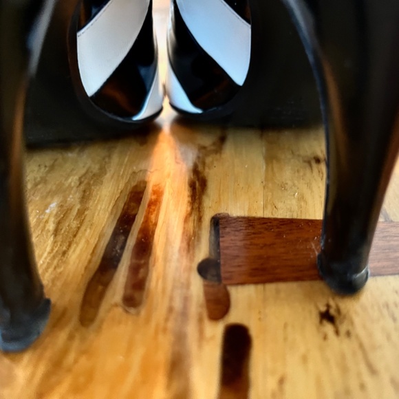 Vintage Christian Dior PVP3922 Pumps Euro 39 B&W Leather 60's - Picture 6 of 12